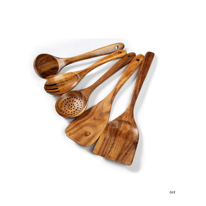 Spatules en bois pour pain au levain, ustensiles de cuisine, bâtonnets à remuer en bois, spatules à pain, fouets à pâte en bois résistants, spatules en teck - Product Image 4