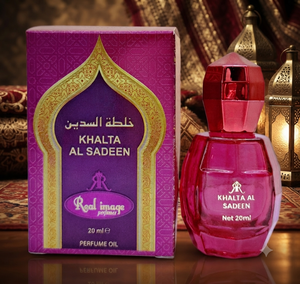 Khalta Al Sadeen 20ml, Aceite de Perfume de Larga Duración Sin Alcohol, Fragancia Unisex de Oud, Rosa y Sándalo - Product Image 2