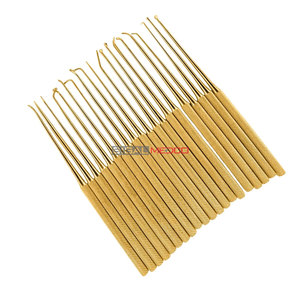 Micro Dissector Set 20 Pieces Gold Coated Manual CE Certified <b>Neurosurgery</b> <b>Instruments</b> Professional Surgical Precision - Product Image 2