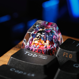 Keycaps Artisanat Forêt Mystique, Keycaps Artisanat Personnalisé, Keycaps Anime Mignons, Keycaps Verts, Ensemble de Keycaps, Keycaps en Bois - Product Image 6