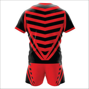 Uniformes de Rugby Personalizados por Sublimación de Primera Calidad para Hombre, Diseño en Relieve en la Parte Delantera, Conjuntos de Rugby, Camisetas, Pantalones Cortos, Antibacterianos - Product Image 6
