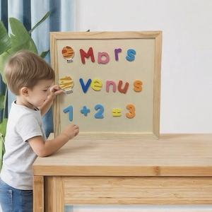 <span class=keywords><strong>Pizarra</strong></span> Magnética con Soporte <span class=keywords><strong>en</strong></span> Forma de Casa, <span class=keywords><strong>Pizarra</strong></span> de Dibujo de Madera Ecológica para Niños Preescolares, para Escribir y Dibujar - Product Image 1