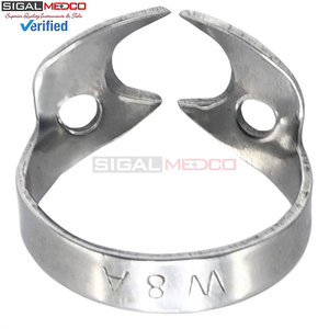 Dental Rubber Dam Clamps #W8A Stainless Steel Endodontic Medic Instruments Professional Dentist Tools Isolation Root Canal - Product Image 4