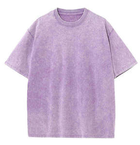 T-shirts Homme Oversize 100% Coton 230g de Haute Qualité, Épaules Tombantes, Grandes Tailles, Décontractés, Imprimés, Délavés à l'Acide – Vente en Gros - Product Image 3