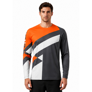 Jersey de Motocross Transpirable con Diseño Sublimado a Precio Razonable, Ropa Deportiva de Poliéster para Carreras de Motocross - Product Image 4