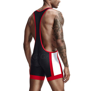 Ropa de Entrenamiento Profesional al por Mayor, Singletes de Lucha Libre para Hombre, Logotipo Personalizado Impreso en la Parte Delantera, Transpirable, Duradero, Ligero, 100% - Product Image 5