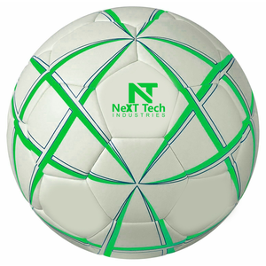 Balón de entrenamiento de fútbol Next Tech Industries, material PU, para fines de entrenamiento, con diseño personalizado y logotipo personalizado - Product Image 2