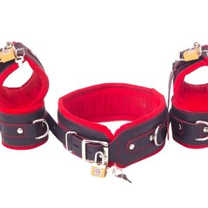 Adjustable <b>Leather</b> <b>Wrist</b> <b>Cuffs</b> with Quick Release Buckles - Product Image 1