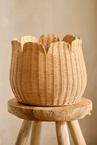 Macetero de ratán tejido, soporte para plantas de ratán natural, soporte para macetas de interior, macetero tejido a mano, soporte de exhibición para el hogar y el jardín - Product Image 6