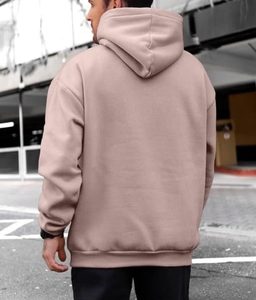 Custom Logo Heavy Weight 350 480 Gsm Crop Hoodie Mock Neck <b>Plain</b> Sweatshirts Thick Blank Oversize Cotton Boxy <b>Men</b> <b>Hoodies</b> - Product Image 1