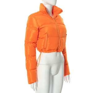 <b>Women</b> Hooded Puffer Jacket Wholesale Water Resistant Insulated <b>Coat</b> Custom Printed OEM Apparel Supplier - Product Image 2