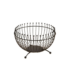 ตะกร้าผลไม้โลหะแบบดั้งเดิมยอดนิยม ตกแต่งบ้านสไตล์ชาติพันธุ์ สำหรับวางบนเคาน์เตอร์ครัว โต๊ะอาหาร จัดเก็บของได้ ปรับแต่งขนาดและรูปทรงได้ - Product Image 5