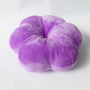 Coussin décoratif moderne en velours fait main en forme de fleur, coussin touffeté en peluche, esthétique corporelle, pour siège au sol et décoration de lit à la maison - Product Image 3