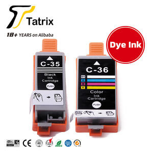 Чернильный картридж Tatrix <span class=keywords><strong>canon</strong></span> pgi 35 cli 36 совместим с <span class=keywords><strong>PIXMA</strong></span> IP100 IP110 IP100B - Product Image 1