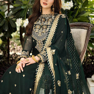 2026 <b>Womens</b> Party Wear Premium Chiffon Three Piece <b>Suit</b> Sequined Embroidery Pakistani <b>Wedding</b> <b>Dress</b> Luxury Designer Formal Occas - Product Image 4