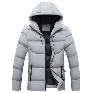 Chaqueta Acolchada de Invierno para Hombre, con Capucha, Relleno de Poliéster, Cierre de Cremallera, Largo Regular, Estilo Casual, ODM OEM - Product Image 5
