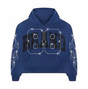 Sudadera con Capucha de Forro Polar Tejido de Poliéster/Algodón para Invierno, Diseño de Última Moda, 300 Gramos, Impermeable, Ecológica y Transpirable - Product Image 6