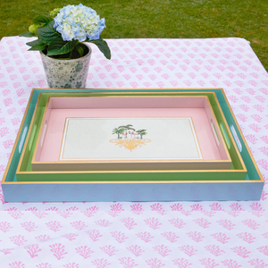 Bandeja de Laca Vietnamita Hecha a Mano, Bandeja Decorativa de Madera para Servir, para Hotel, Restaurante, Hogar, Exportación, Proveedor de Fábrica - Product Image 1