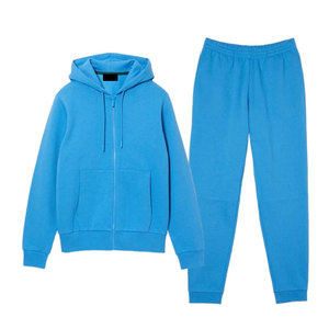 Men Winter <b>Hooded</b> <b>Zip</b>-Up Tracksuit Breathable Solid Color Heavyweight Cotton Tracksuits Made By Ascent Sports(Verified Supplier) - Product Image 1