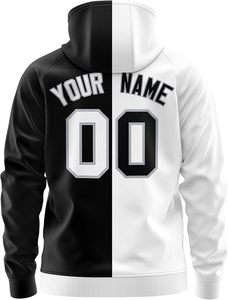 Sudadera con Capucha para Hombre, Color Morado y Negro, con Nombre y Número Personalizados, Impresión por Sublimación, Estilo Casual, Corte Regular - Product Image 4