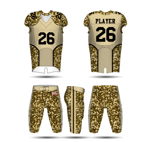 Tenue d'entraînement de football personnalisée 2026 pour adultes – Ensemble de sport de football américain par sublimation à transfert thermique (short inclus) - Product Image 5