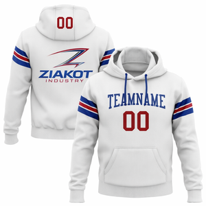 Sweat à capuche personnalisé avec impression par sublimation, fabriqué en tissu polaire pour l'industrie manufacturière, disponible en stock, Ziakot - Product Image 1