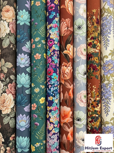 Premium Soft Lightweight Polyester Digital Printed Fabric Manufacturer for Apparel Garments Wholesale Supply - Product Image 1