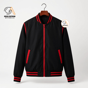 Greek Clothing Apparel Delta Sigma Sorority Eco-Friendly Unisex Winter Bomber Jacket <b>Covered</b> <b>Button</b> Closure Polyester/Cotton - Product Image 3
