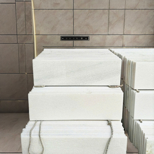 Revêtement d'escalier en dalle épaisse de travertin blanc, parquet poli, émaillé, écologique, résistant à l'eau, pierre naturelle de luxe - Product Image 2