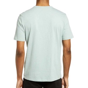 Camiseta de Cuello Redondo Azul Claro, la Mejor Camiseta Estampada de Algodón y Fibra de Bambú - Product Image 2