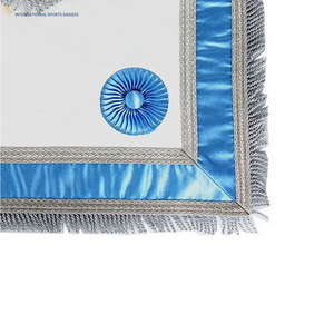 Tablier de Régalia Maçonnique Personnalisable de Qualité Supérieure, Broderie Élégante, Construction Durable en Peau d'Agneau, Épingle de Sûreté Cousue, Classique - Product Image 3