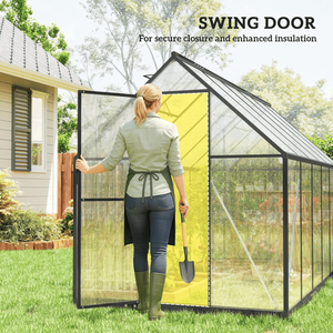 Serra Moderna per Casa con Vetro Temperato e Telaio in PE/Metallo per Coltivazione Indoor di Piante, Idroponica Domestica, Eventi Nuziali - Product Image 4