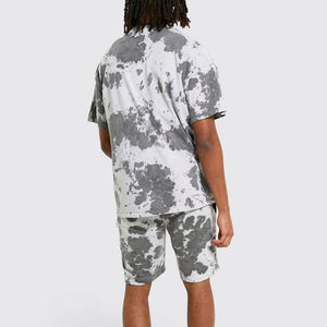 Conjuntos de verano para hombre de alta calidad, conjunto de 2 piezas, conjunto informal de sudadera con capucha de manga larga y pantalones cortos - Product Image 2