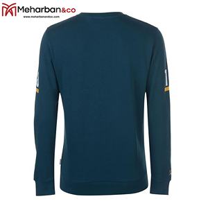 คอกลมแขนยาวพร้อมข้อมือยางและชายเสื้อทำจากผ้านุ่มพร้อมซับในขนแกะ - Product Image 2