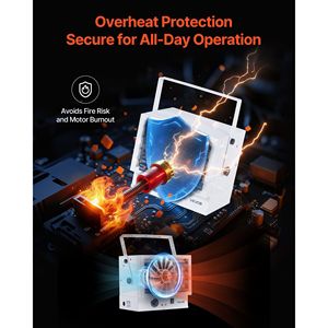 Chauffage électrique de garage 5000 W mural/plafond avec protection contre la surchauffe pour 2 voitures, 3 angles réglables pour une optimisation optimale de l'espace de travail - Product Image 3