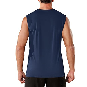 Wholesale <b>Mens</b> Streetwear Breathable Washed Sleeveless <b>Tank</b> <b>Top</b> Heavy Cotton Casual Fitness Wear - Product Image 1