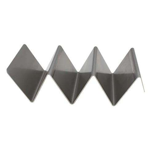 Classic Metal Taco Holder in Silver Color Plated Finished Top Quality Stand <b>Rack</b> Perfect for Tabletop and Hotel Food Service - Product Image 3