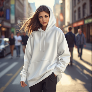 Sudadera con Capucha Extra Grande, 100% Algodón, 360 g/m², Estilo Casual, Streetwear - Product Image 2