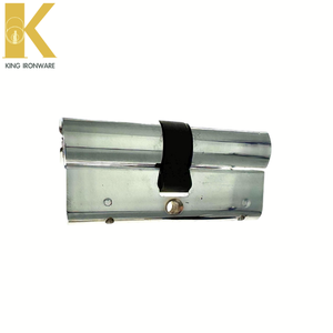 Serrure cylindrique à 3 clés de haute sécurité, prix d'usine, sur mesure, avec entraxe de 60 mm - Chromé brillant - Product Image 3