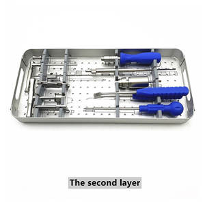 Kit de Instrumentos Ortopédicos Manuales para Extremidades Superiores, Juego de Instrumentos Quirúrgicos Veterinarios de Acero Inoxidable con Placa de Bloqueo, CE por Grip Surgical - Product Image 2