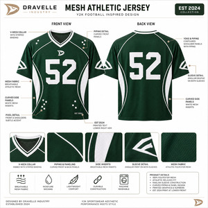 Camiseta Deportiva de Malla Verde Bosque de Alta Calidad, Estilo Y2K Vintage, Oversize, para Streetwear, con Impresión DTG Personalizada, Proveedor - Product Image 6