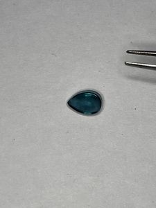 Pierre précieuse en fluorite bleue naturelle, taille coussin en forme de sucette, 3,6 carats, taille calibrée pour la fabrication de bijoux - Product Image 2