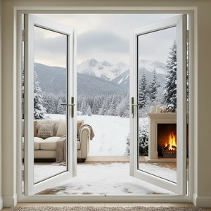 Nueva Puerta Plegable Superior de 2 Hojas, Moderna, para Villa, OEM/ODM, Comercial y Residencial, Puertas Abatibles de Aluminio de Vietnam - Product Image 6