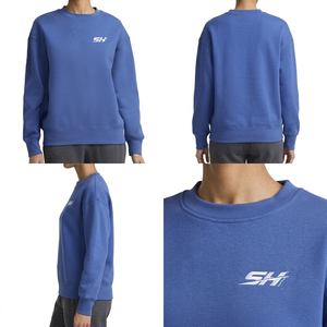 เสื้อฮู้ดดี้ผู้หญิงราคาประหยัด ผ้าฝ้ายฟลีซ 100% สไตล์ลำลอง สตรีทแวร์ ทรงหลวม ระบายอากาศได้ดี เป็นมิตรกับสิ่งแวดล้อม แห้งเร็ว ผ้าถัก - Product Image 5