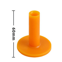 Tees de golf en caoutchouc personnalisés, directement de l'usine - Porte-tees portable multi-tailles, durable et écologique pour accessoires d'entraînement de golf