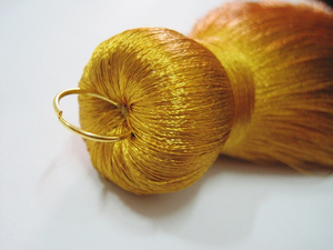 Borla de Seda Dorada Clásica al por Mayor, 1 Pieza, Borla Grande con Flecos Elegantes para Decoración o Manualidades, con OEM - Product Image 6