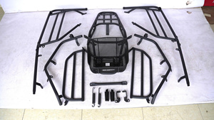 Porte-bagages robuste en acier noir mat pour trottinette électrique VinFast Motio – Pièces et accessoires |   M-Biker Design Moderne - Product Image 2