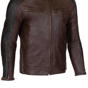 Motorbike <b>Padded</b> Leather Panel Fashionable Work Motorbike Leather Jacket - Product Image 5
