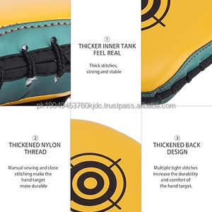 Mini PU Guantes de boxeo Kickboxing MMA Muay Thai Hand Strike Punching Focus Target para uso físico - Product Image 2