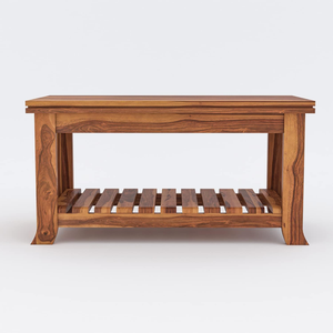 Table basse en bois de Sheesham, table à thé en bois massif pour salon, meubles artisanaux en bois pour la maison, bois naturel de qualité supérieure - Product Image 5